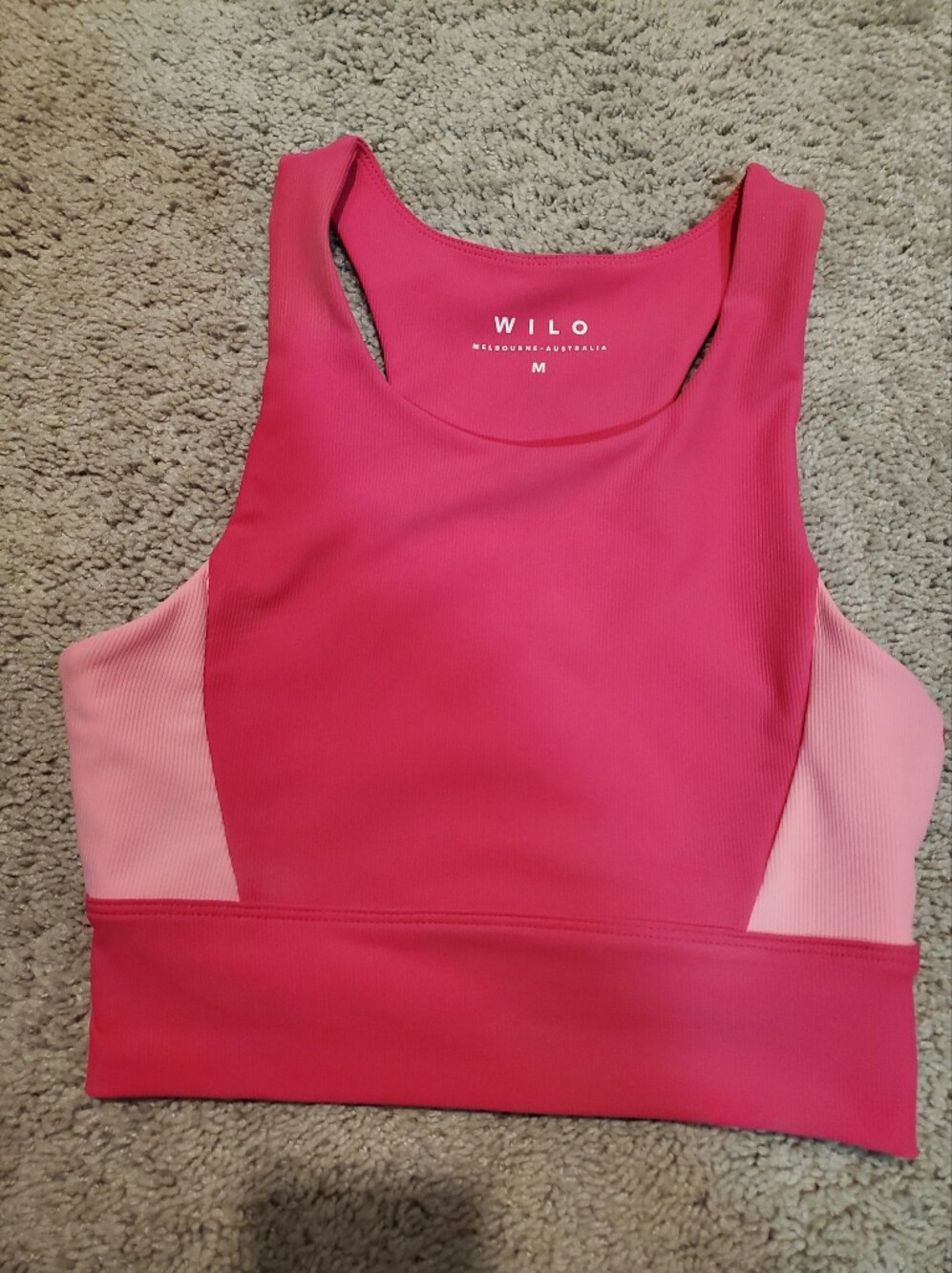 Wilo Hot Pink Sports Bra